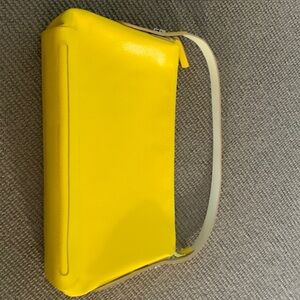 Yellow Leather Shoulder Bag